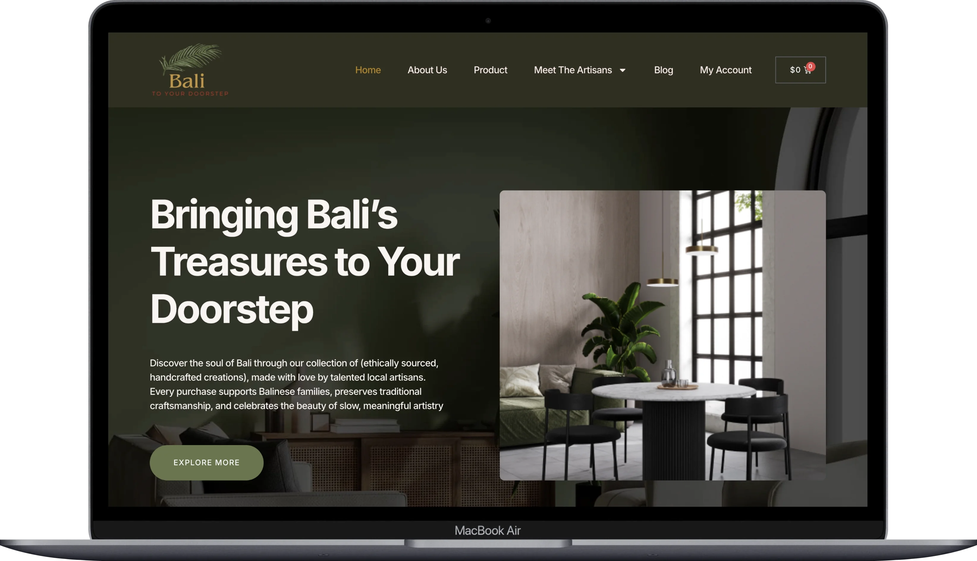 Bali To Your Door Step - Desktop