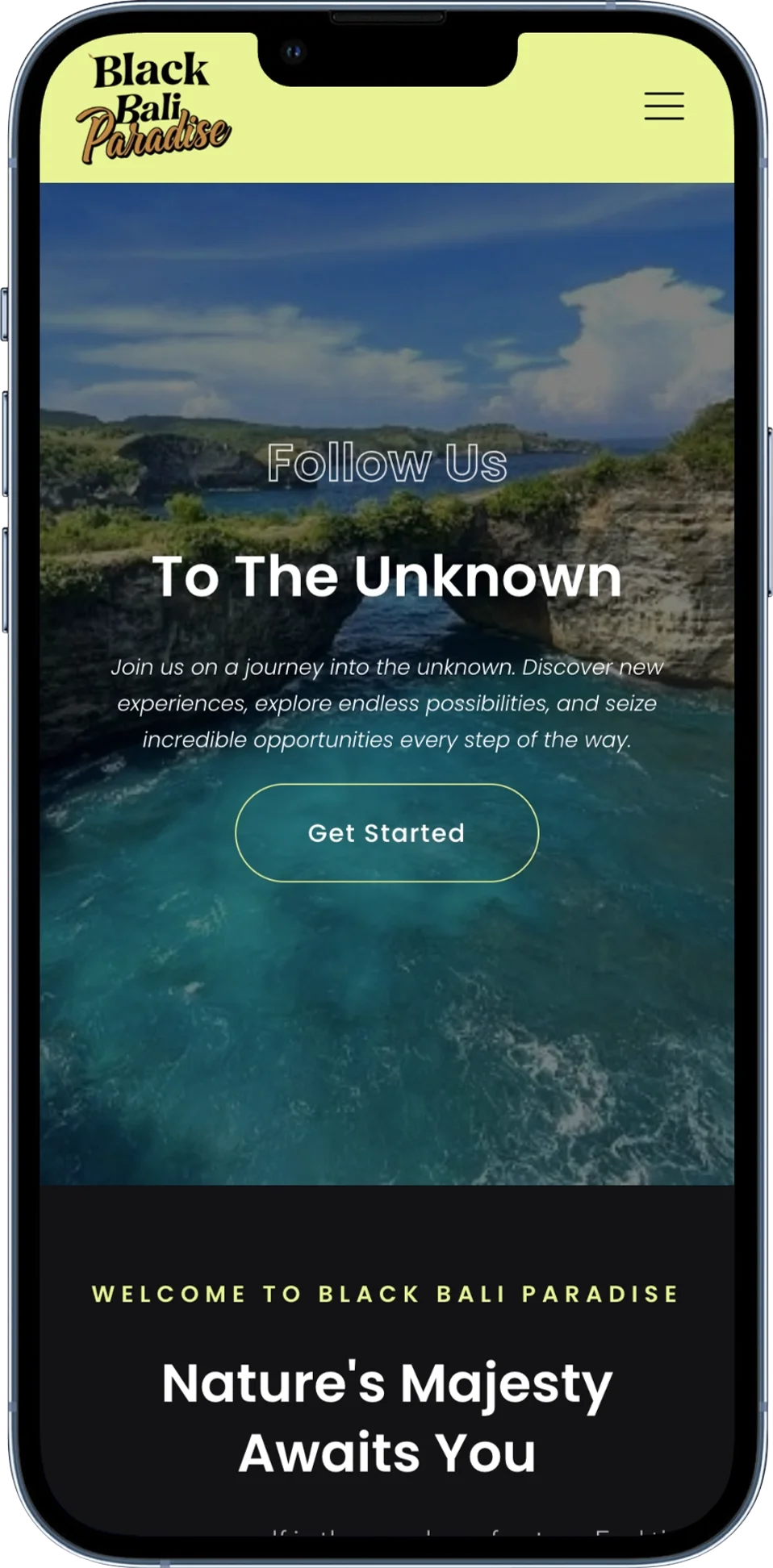 Black Bali Paradise - Mobile